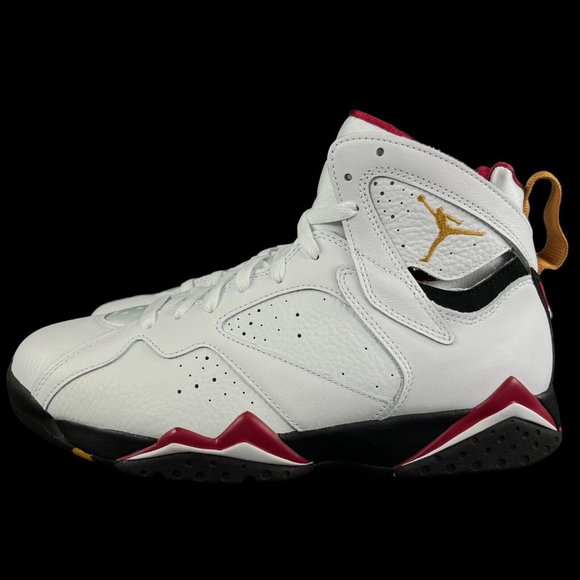 Air Jordan 7 Retro Cardinal White Black Red Shoes CU9307-106 Men's Size 9.5 - Picture 3 of 10